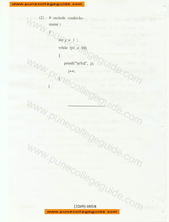 Computer Concept and Programming, Marathi question paper